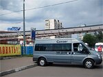 Бесплатный автобус Genser в пункт аренды автомобилей АрендаАвто-нжт на ул.Добролюбова